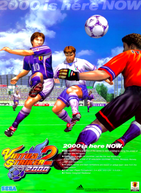 Virtua Striker 2 box art