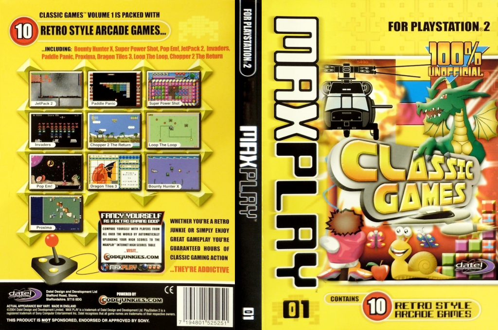 MaxPlay Classic Games Volume 1 — box-texture (EU)