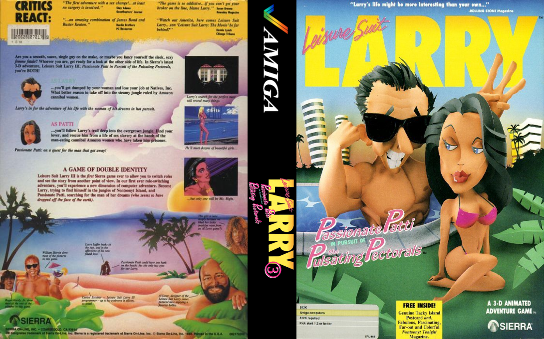 Leisure Suit Larry III - Passionate Patti in Pursuit of the Pulsating Pectorals — box-texture (WOR)