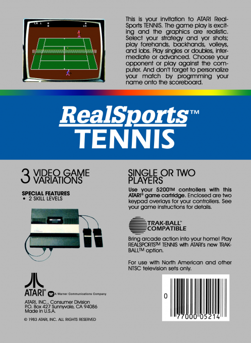 Realsports Tennis — box-2D-back (US)