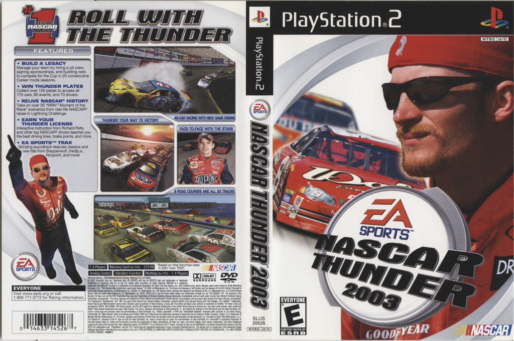 NASCAR Thunder 2003 — box-texture (US)