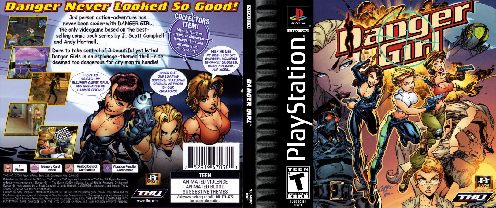 Danger Girl — box-texture (US)