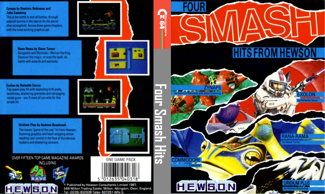 Four Smash Hits - Exolon — box-texture (EU)