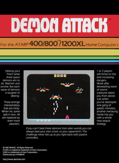 Demon Attack — box-2D-back (US)