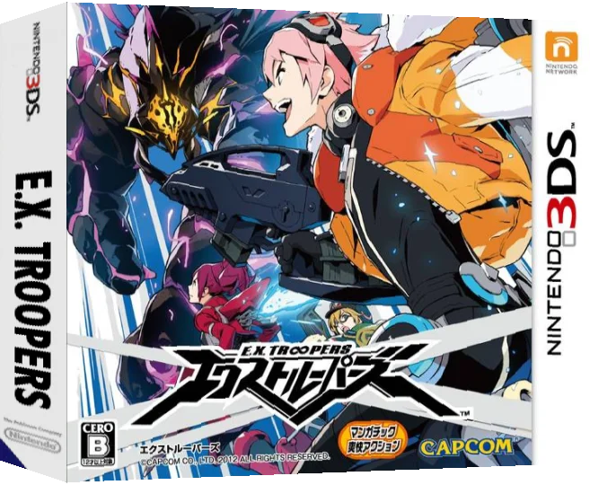 E.X. Troopers — box-3D (JP)