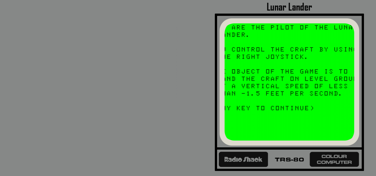 Lunar Lander — box-texture (SS)