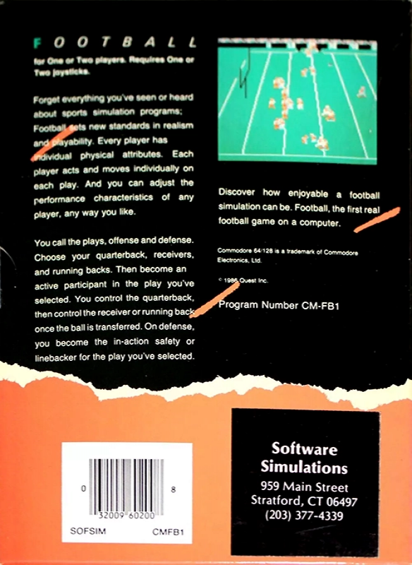 Football — box-2D-back (US)