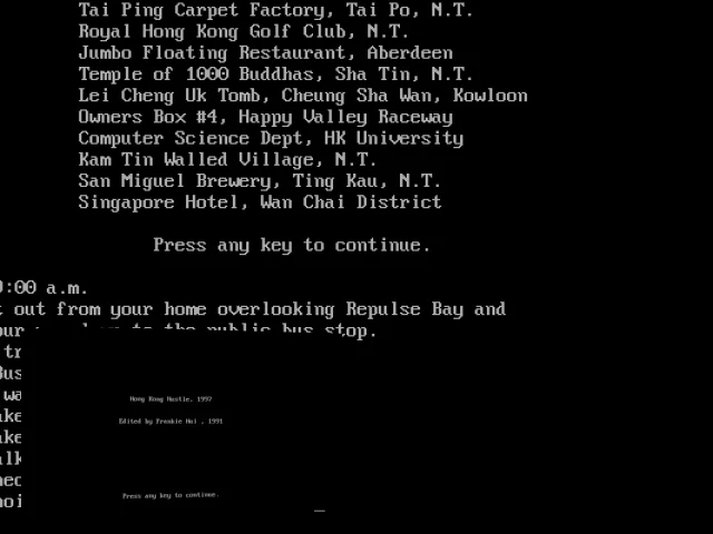 Hong Kong Hustle 1997 — mixrbv2 (WOR)