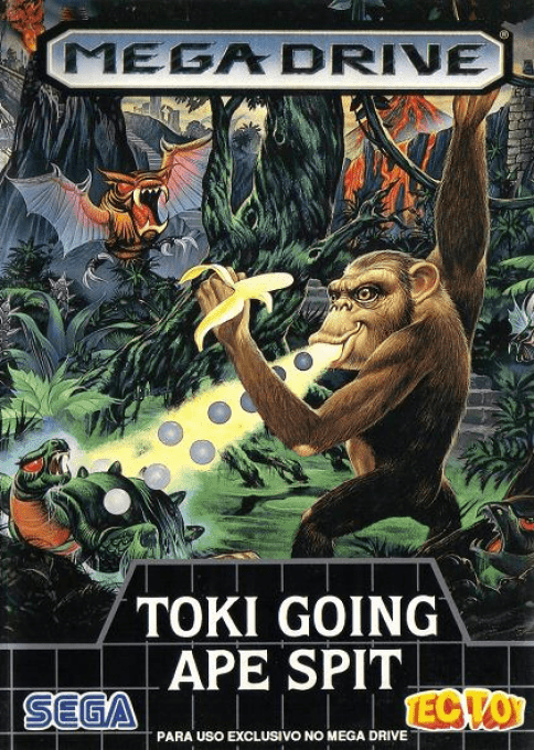 Toki : Going Ape Spit — box-2D (BR)