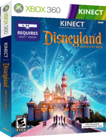 Kinect Disneyland Adventures — box-3D (US)