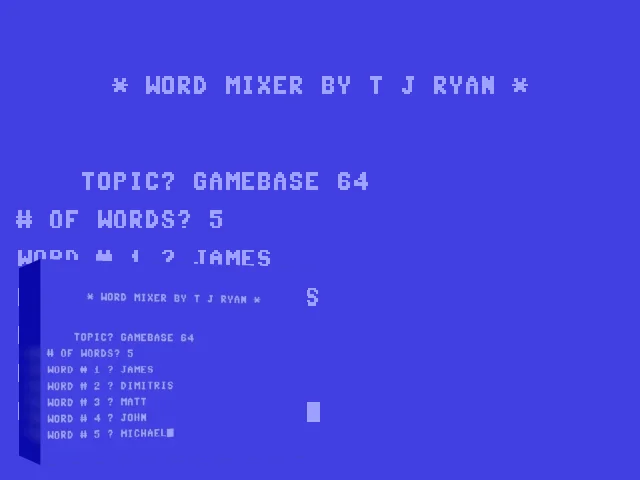 Word Mixer — mixrbv2 (WOR)