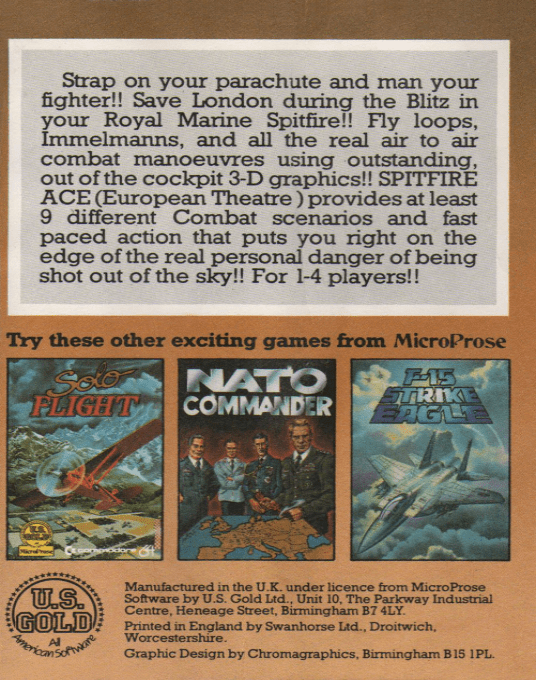 Spitfire Ace — box-2D-back (EU)