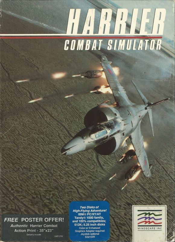 Harrier Combat Simulator box art