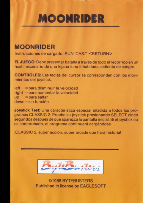 Moon Rider — box-2D-back (SP)