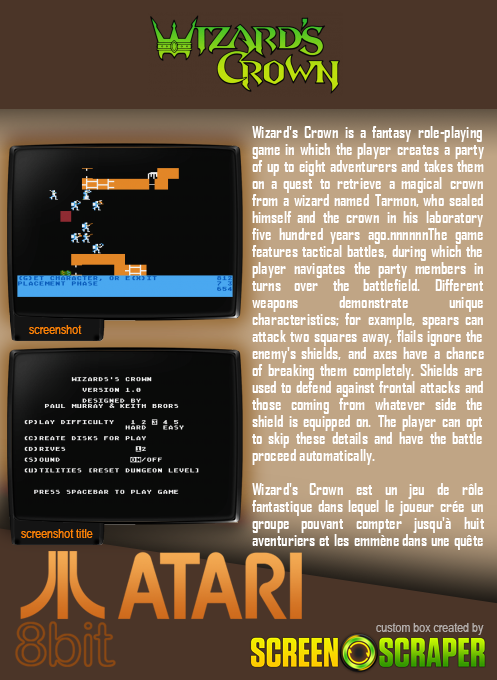 Wizard's Crown — box-2D-back (SS)
