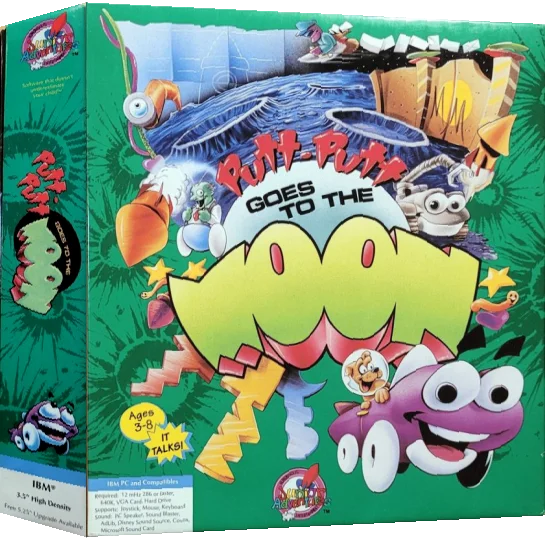 Putt-Putt Goes to the Moon — box-3D (US)