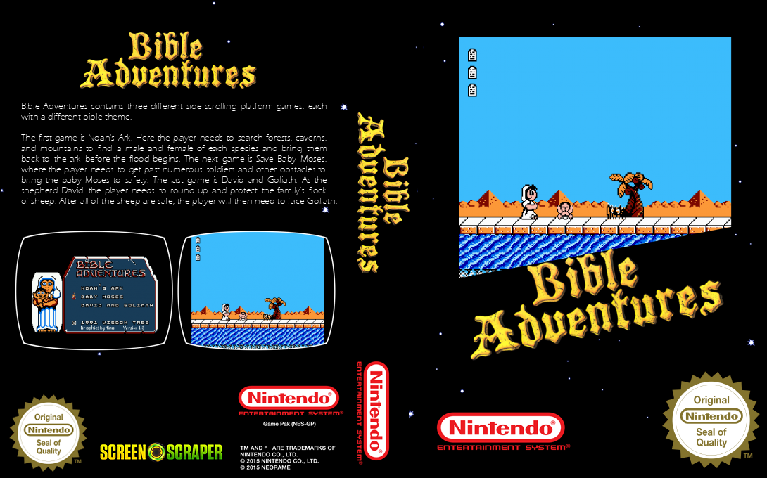 Bible Adventures — box-texture (SS)