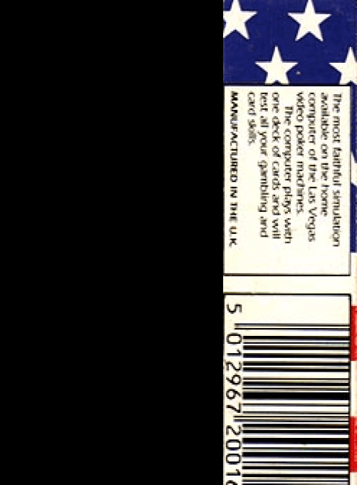 Las Vegas Video Poker — box-2D-back (EU)