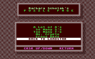 The Puzzle Page #164 — ss (WOR)