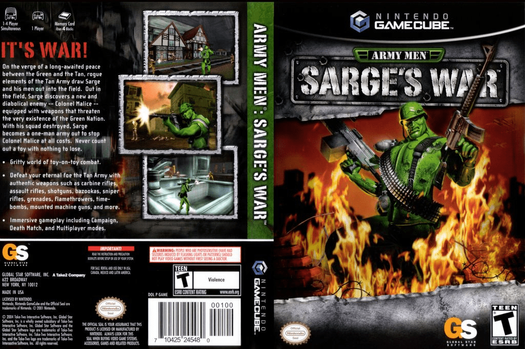 Army Men - Sarge's War — box-texture (US)