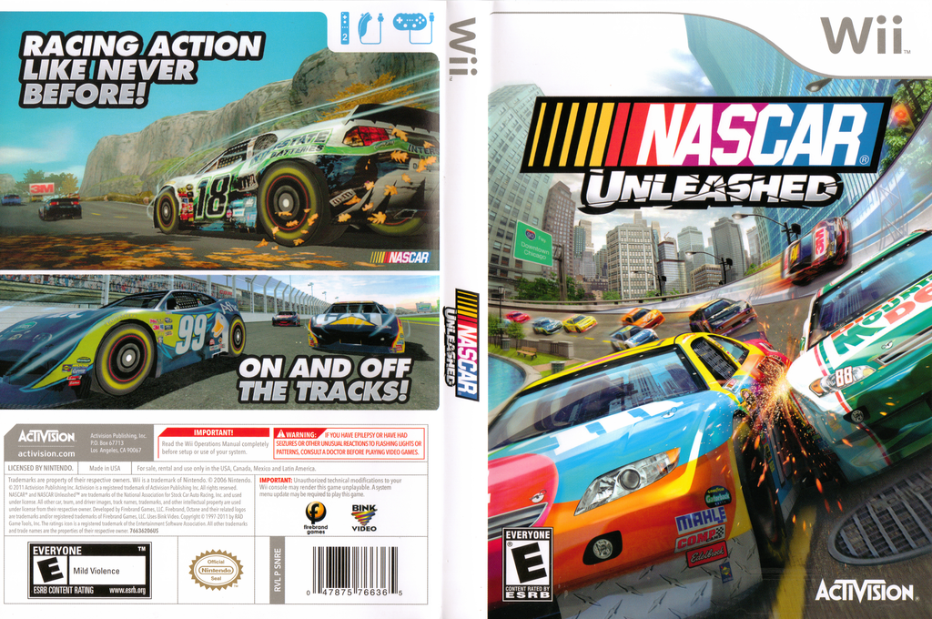 NASCAR Unleashed — box-texture (US)