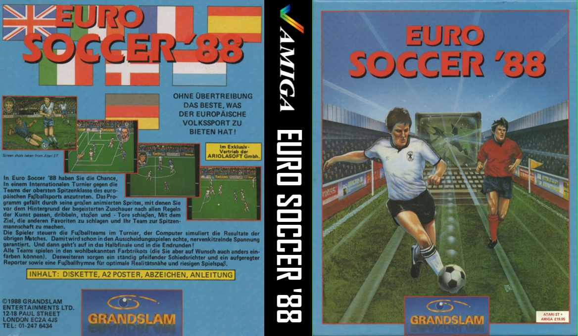 Euro Soccer '88 — box-texture (DE)