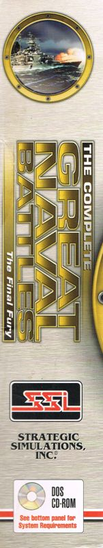 Complete Great Naval Battles, The - The Final Fury — box-2D-side (US)