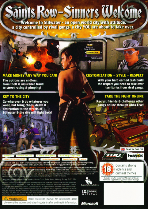 Saints Row — box-2D-back (UK)