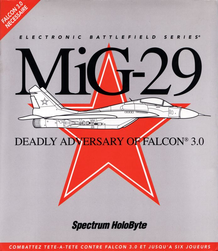 Mig-29 - Deadly Adversary Of Falcon 3.0 — box-2D (FR)