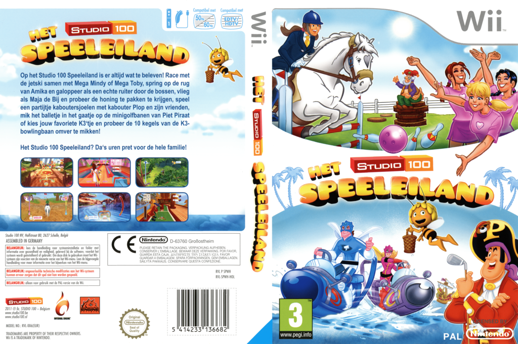 The Studio 100: Play Island — box-texture (EU)