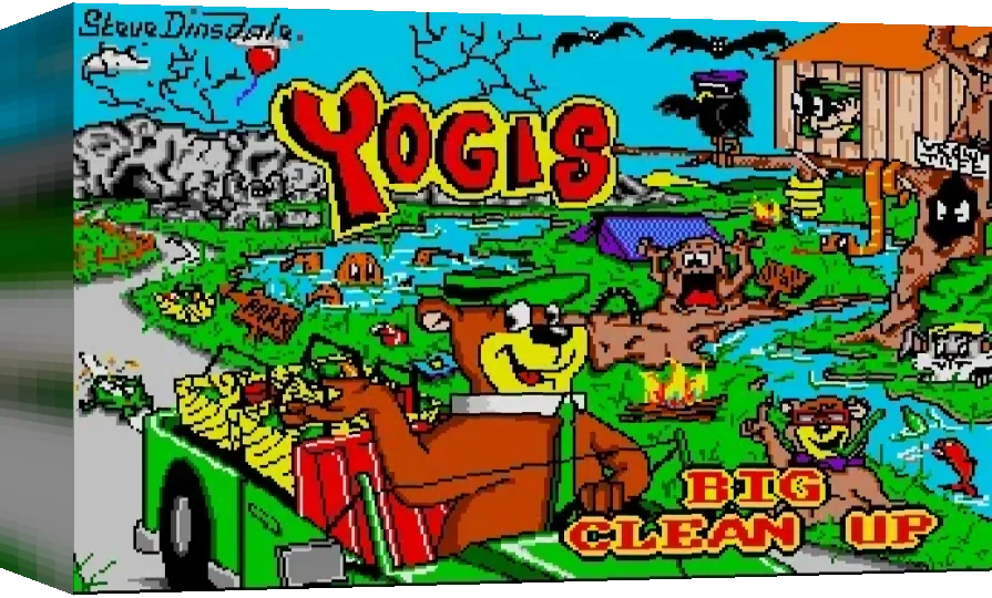 Yogi's Big Clean Up — box-3D (EU)