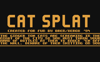 Cat Splat — sstitle (WOR)
