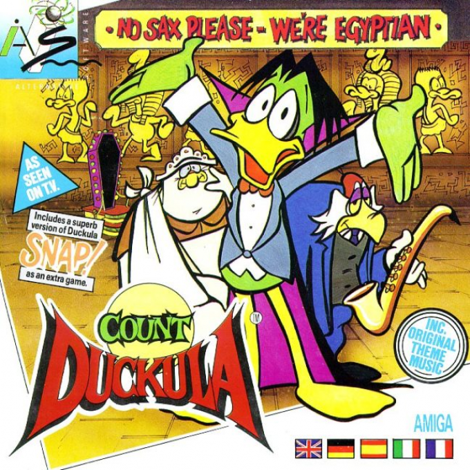 Count Duckula in No Sax Please - We're Egyptian box art