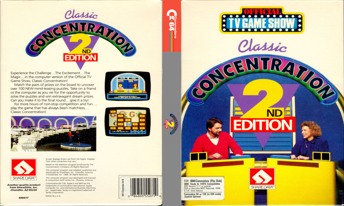 Classic Concentration - Second Edition — box-texture (US)