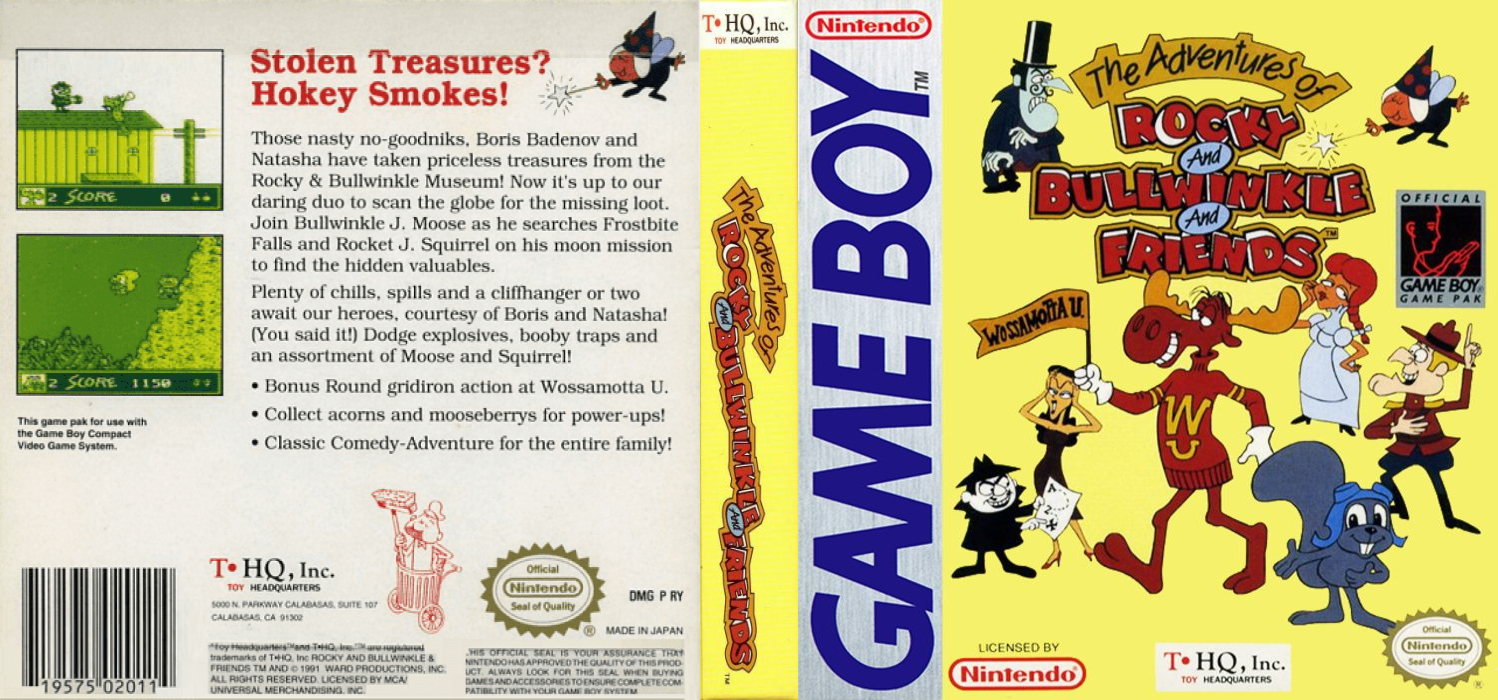 Adventures Of Rocky And Bullwinkle And Friends, The — box-texture (US)