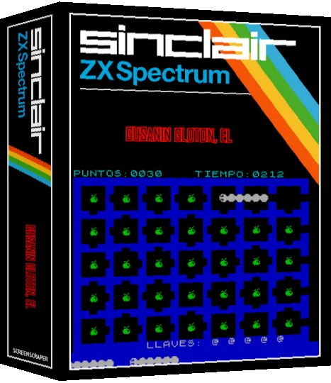 Gusanin Gloton, El — box-3D (SS)