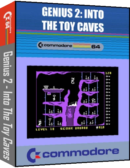 Genius 2 - Into The Toy Caves — box-3D (CUS)