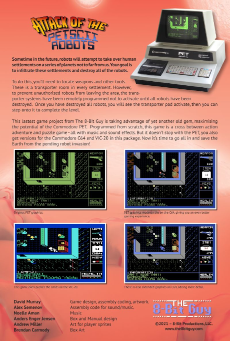 Attack Of The PETSCII Robots — box-2D-back (WOR)