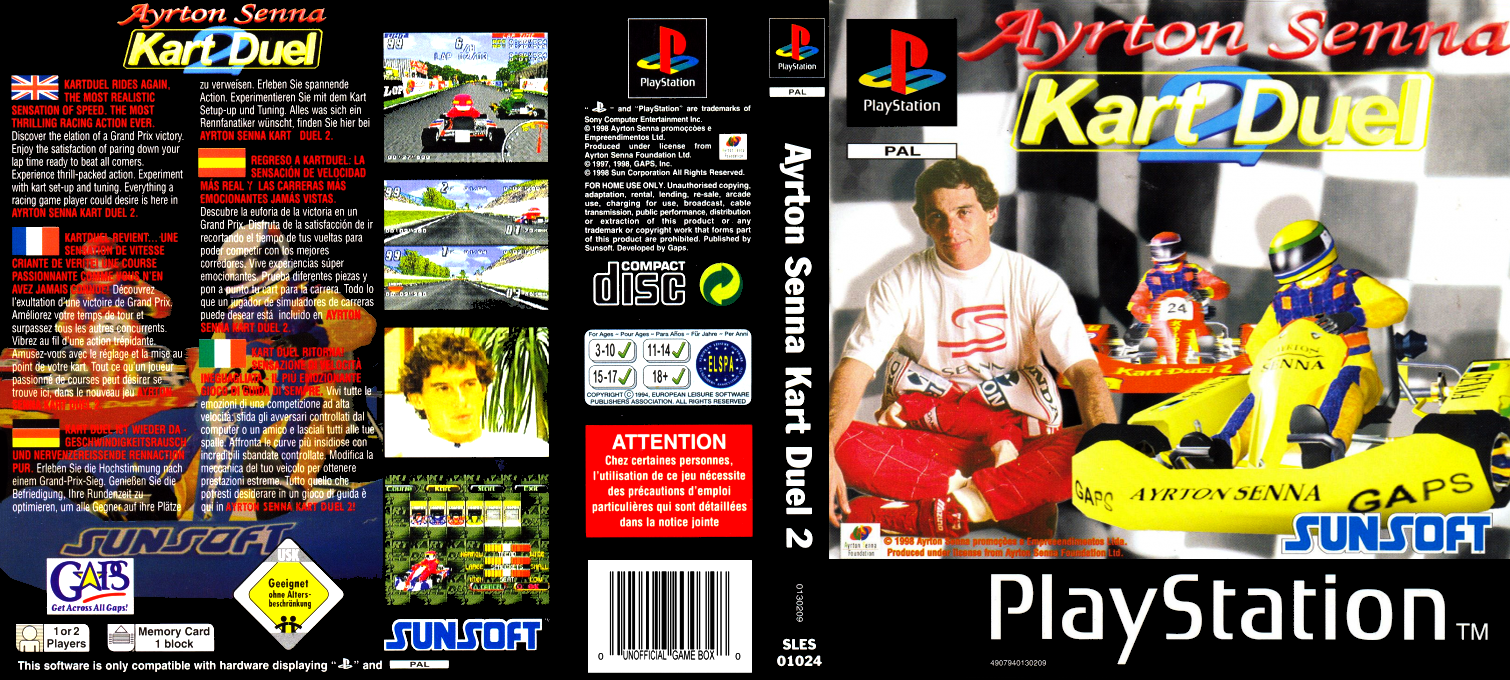 Ayrton Senna KartDuel 2 — box-texture (EU)