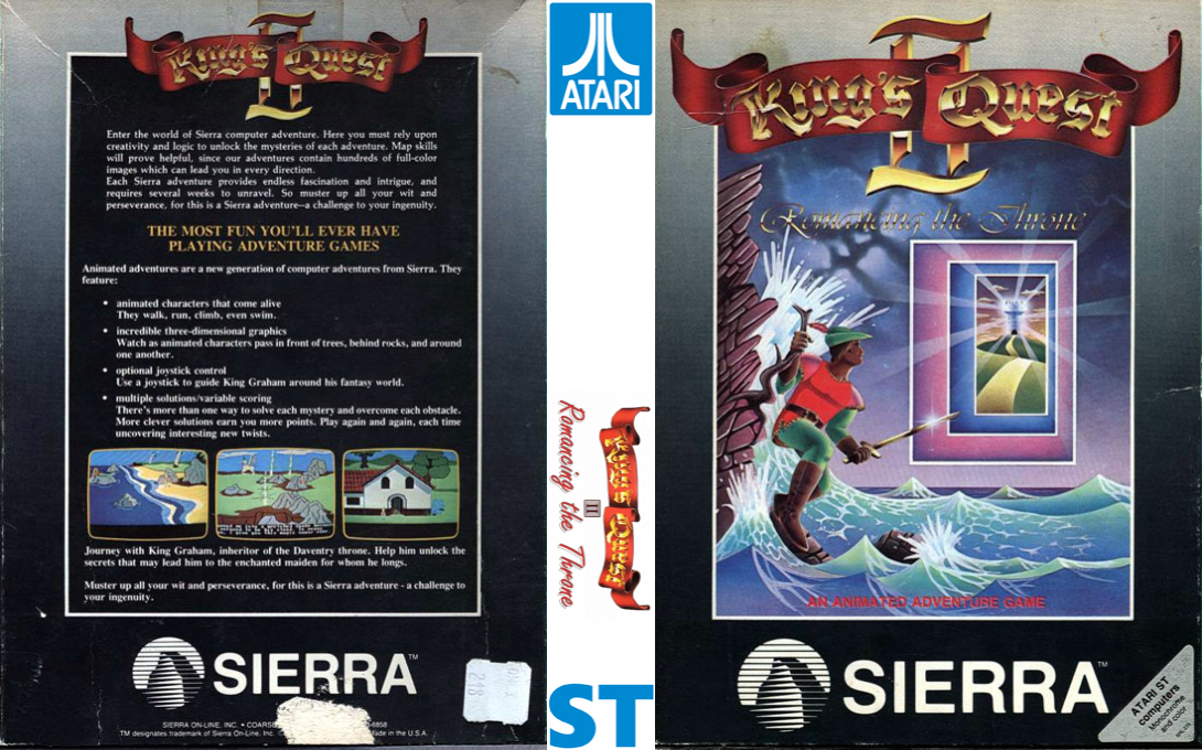 King's Quest 2 - Romancing The Throne — box-texture (EU)