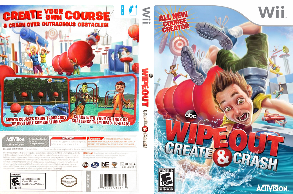 ABC Wipeout - Create & Crash — box-texture (US)