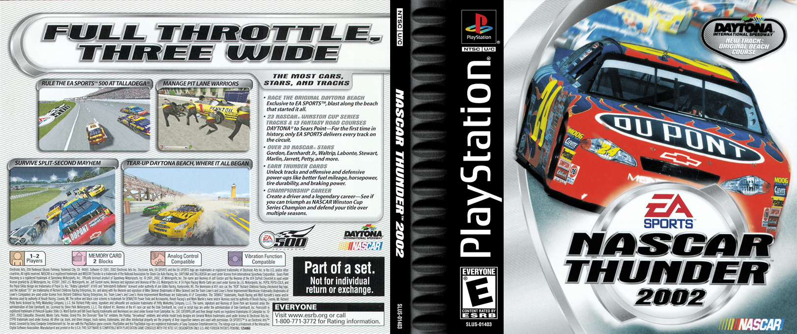 Nascar Thunder 2002 — box-texture (US)