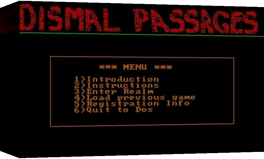 Dismal Passages : Part I- The Wicked Curse — box-3D (WOR)