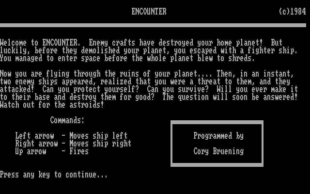 Encounter box art
