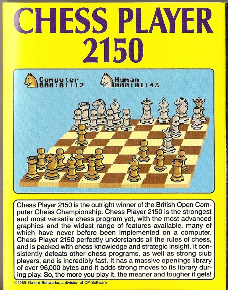 Chess Player 2150 — box-2D-back (EU)