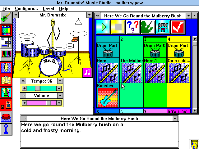 Mr. Drumstix' Music Studio — ss (WOR)
