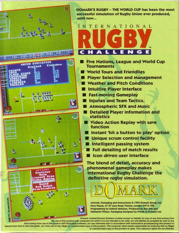 International Rugby Challenge — box-2D-back (EU)