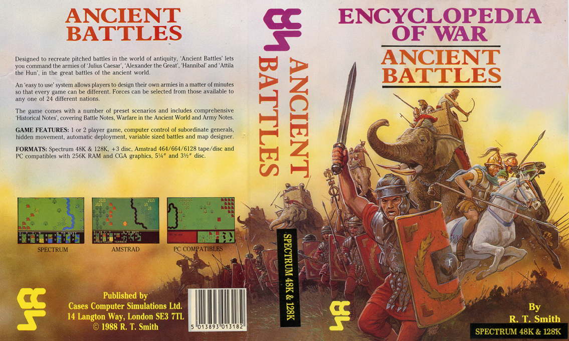 Encyclopedia Of War - Ancient Battles — box-texture (EU)