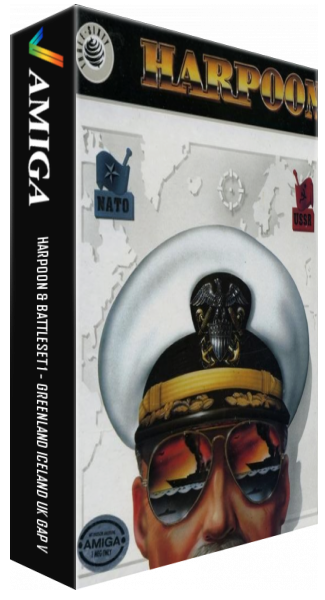 Harpoon + Battleset 1 - Showdown in the North Atlantic — box-3D (WOR)