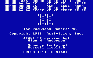 Hacker II - The Doomsday Papers — sstitle (WOR)